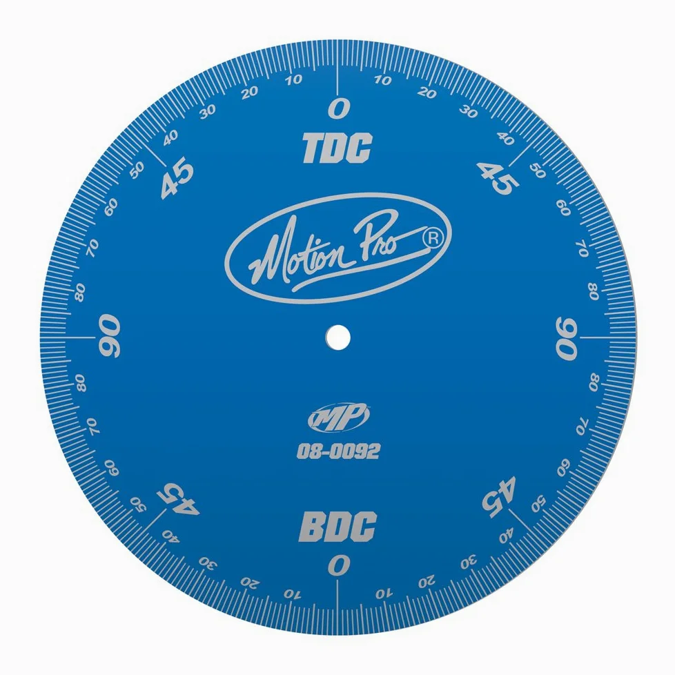 Motion Pro 08-0092 Anodized Blue Degree Wheel