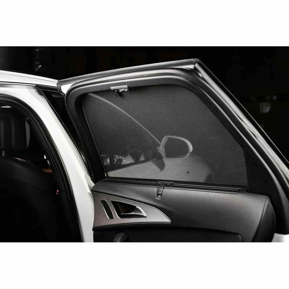CAR SHADES Juego Compatible con Citroen Berlingo Multispace 2018- (sólo para el portón Trasero con luneta abrible) (6-Partes) cortinillas Parasol a Medida