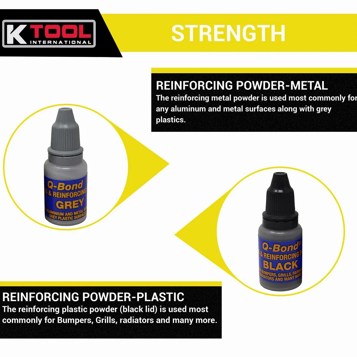 K-Tool Corporation Q-Bond - Kit de adhesivos (10 unidades, con pantalla)