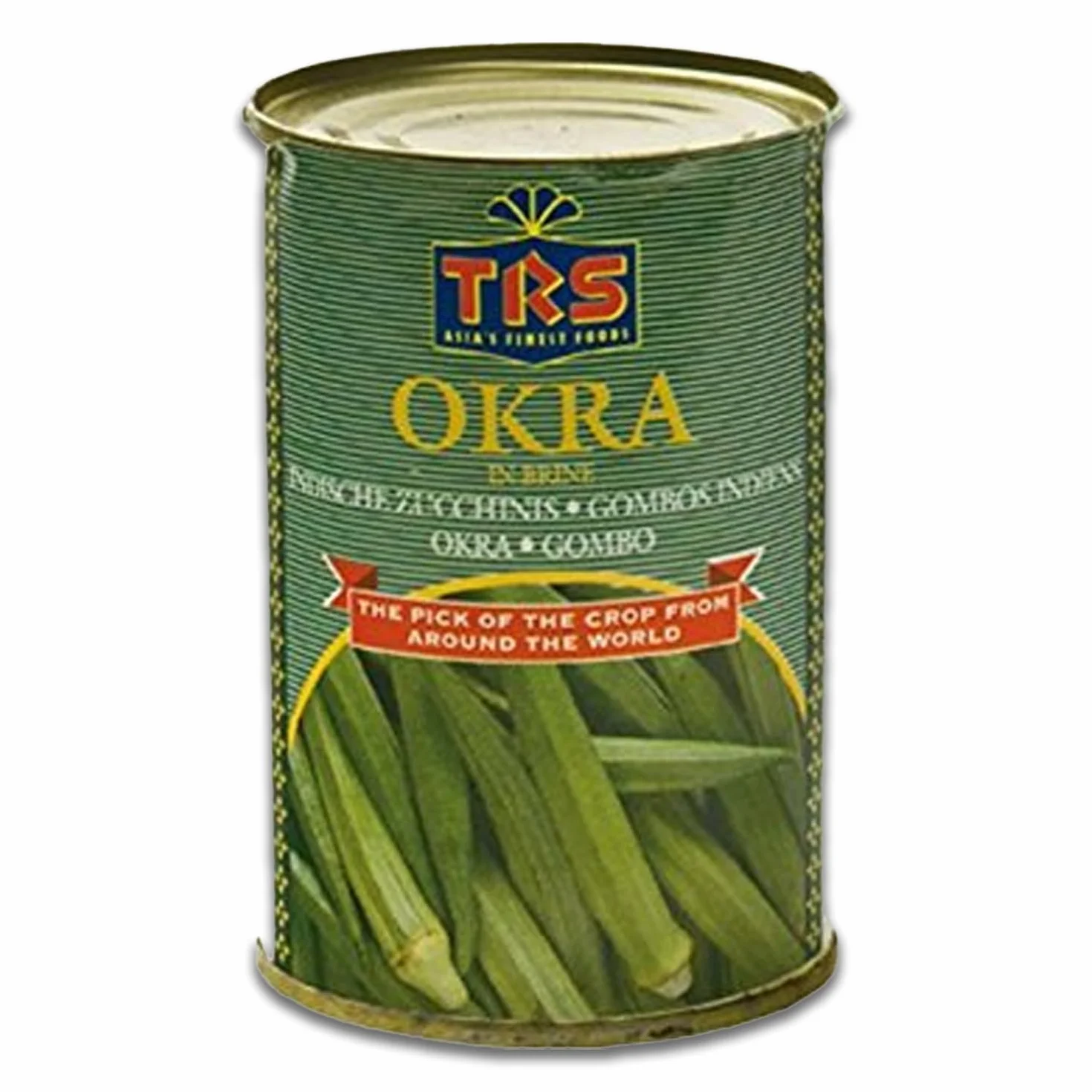 Okra Pack de 6 (400 g por bolsa) – Calabacín indio fresco precocido y sazonado con sal y ácido cítrico