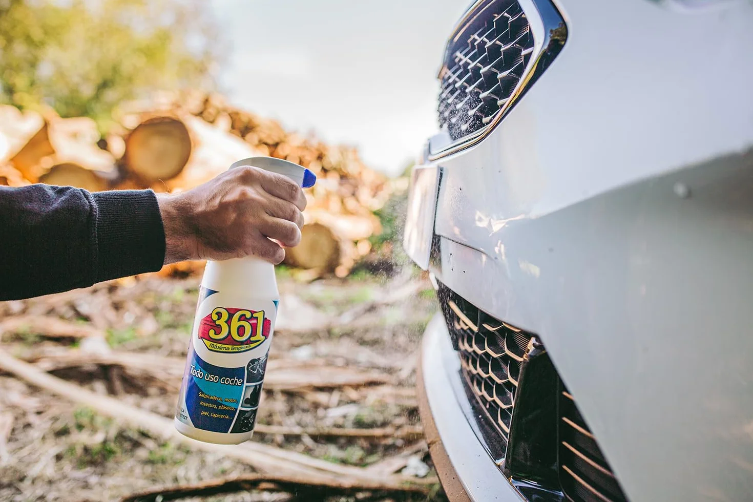 Sisbrill 361 Todo Uso Coche Limpiador 750 ml Interior y Exterior