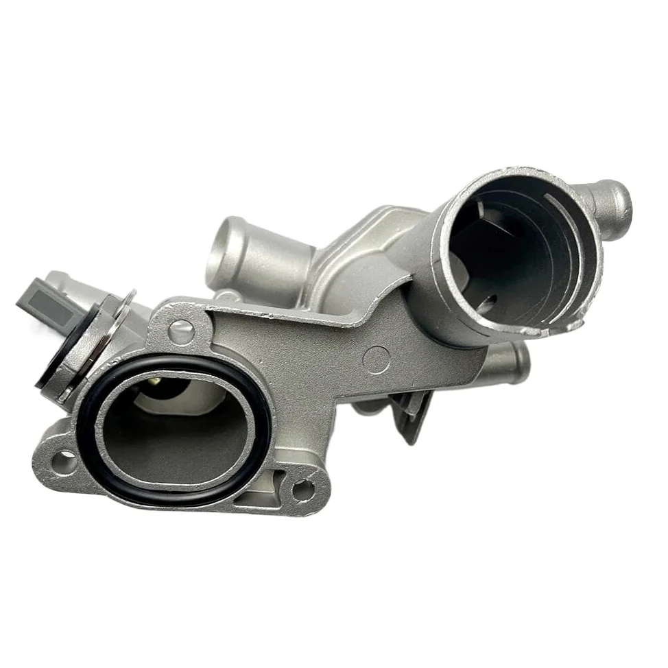 Termostato de refrigerante del motor Termostatos d 032121111AT 032121111AK Carcasa del regulador de refrigerante con termostato compatible con Volkswagen LupoLupo 3L TDI