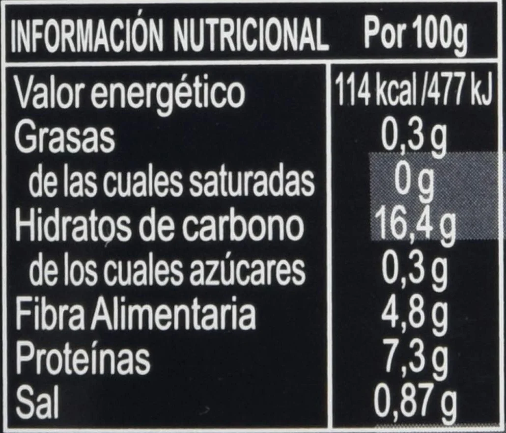 Alubia Blanca Pocha Legumbre Cocida Paquete 6 x 250 gr