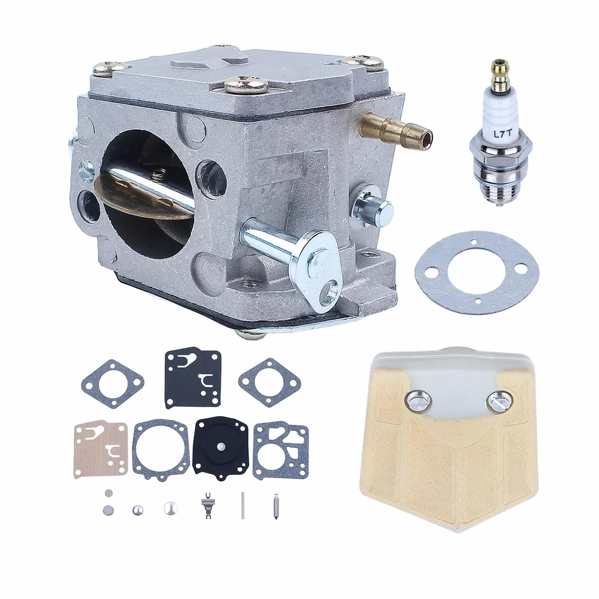 Kit de reparación de carburador con Filtro de Aire Compatible con Motosierra 268, 266, 272 RK-23HS, repuestos for Motosierra Gasolina