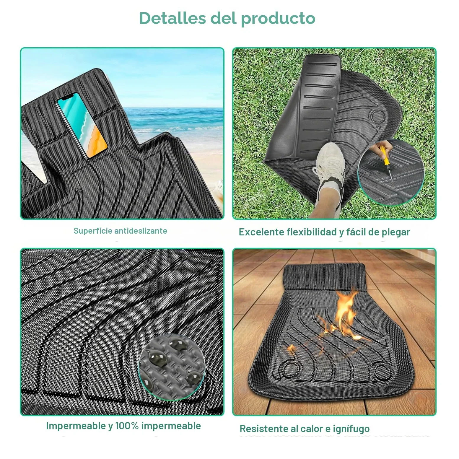 GAFAT Compatible con BMW X1 U11 2023-2025 2026 Alfombrillas Delanteras, TPE para Todas Las Condiciones Meteorológicas, X1 U11 Alfombrillas de Goma Originales, Escaneo 3D Borde Alto [No para i X1]