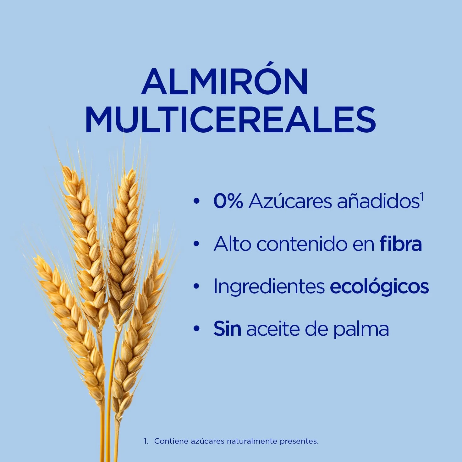 Almirón Cereales Infantiles Ecológicos Multicereales, Pack 1,6 kg, 8 Unidades