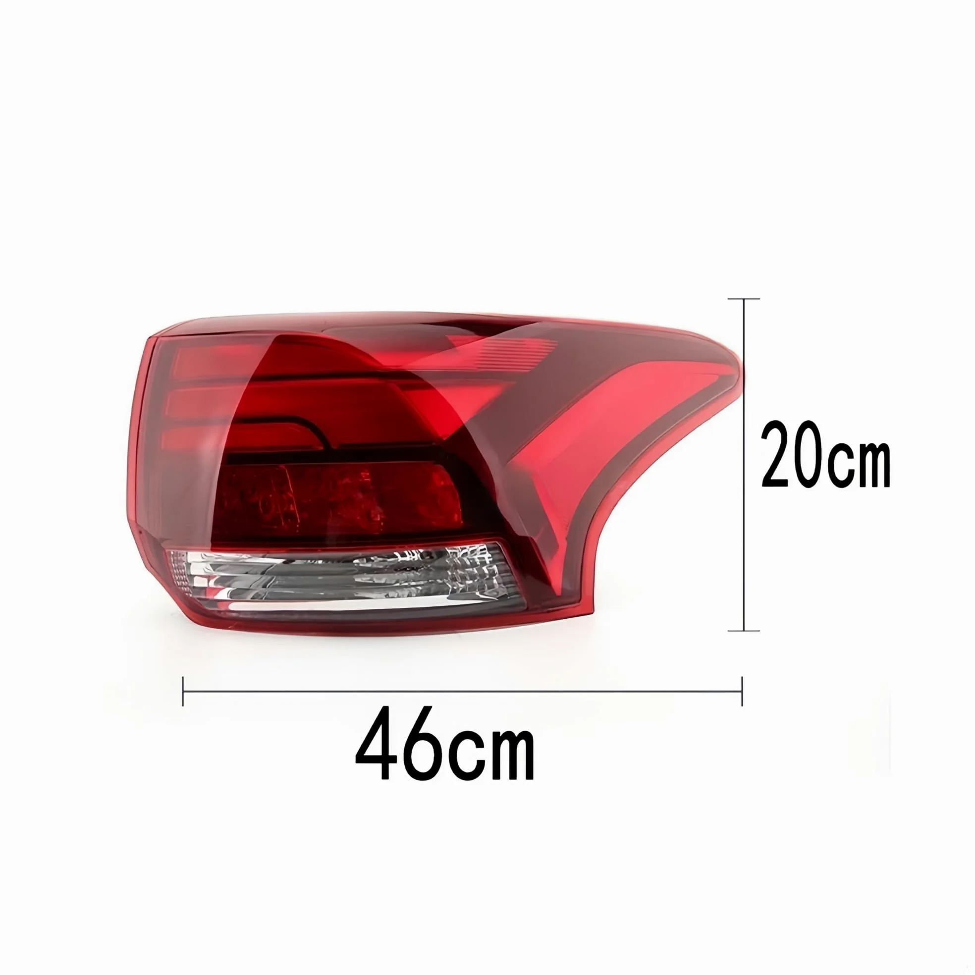 Recambios de automóviles luces traseras led exterior/interior lámpara trasera con lámpara de señal de giro lámpara de freno, compatible con Mitsubishi Outlander PHEV 2016-2021(Inner Right)