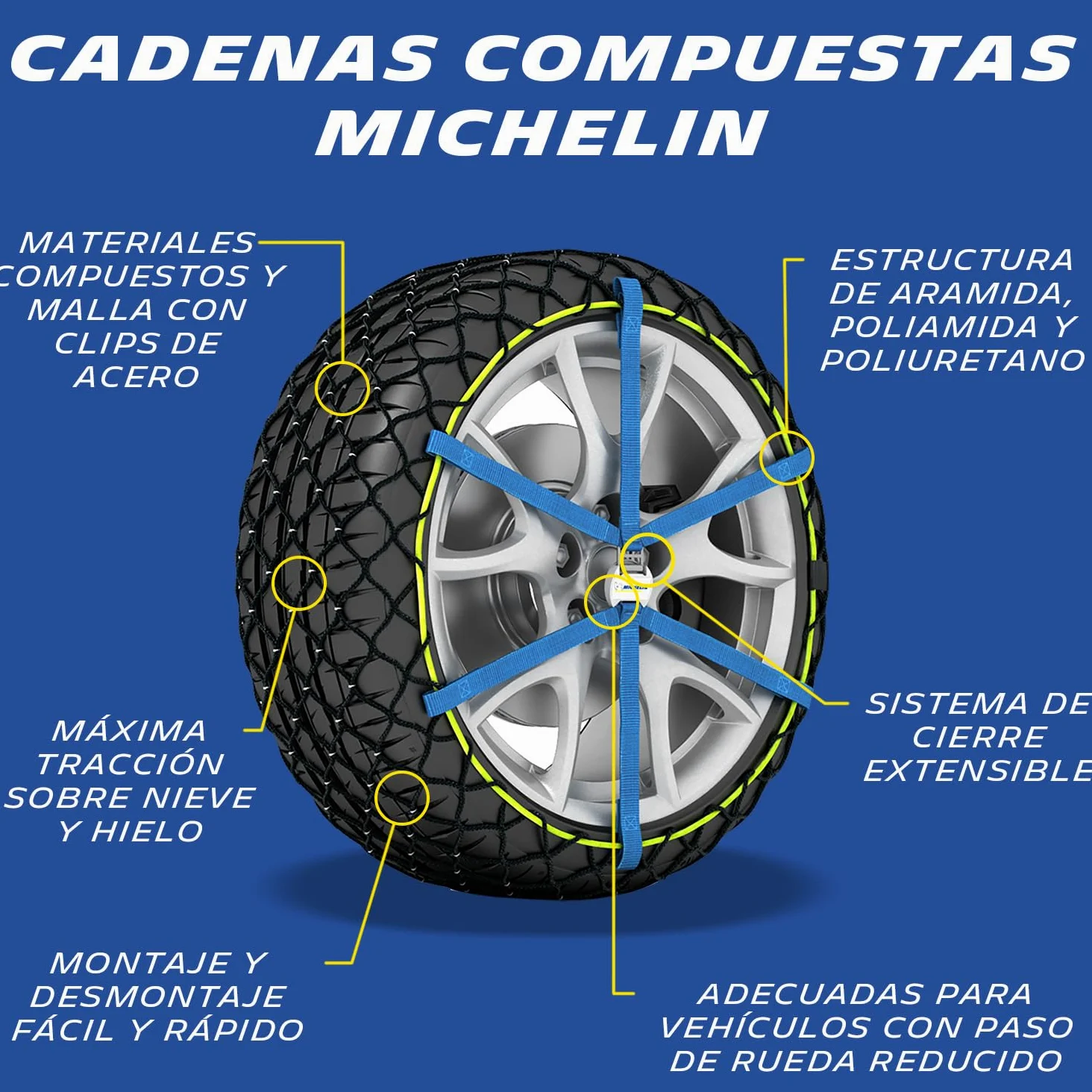 Michelin Cadenas Nieve Easy Grip Evolution 13