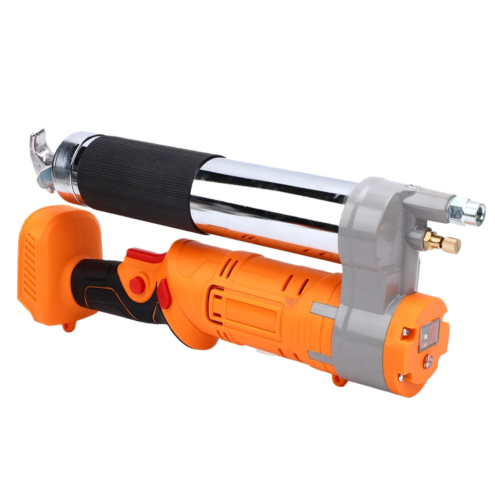 ASHATA Pistola de Engrase Inalámbrica Alimentada por Batería, Ajustable para Maquinaria Agrícola Automotriz, Uso Industrial