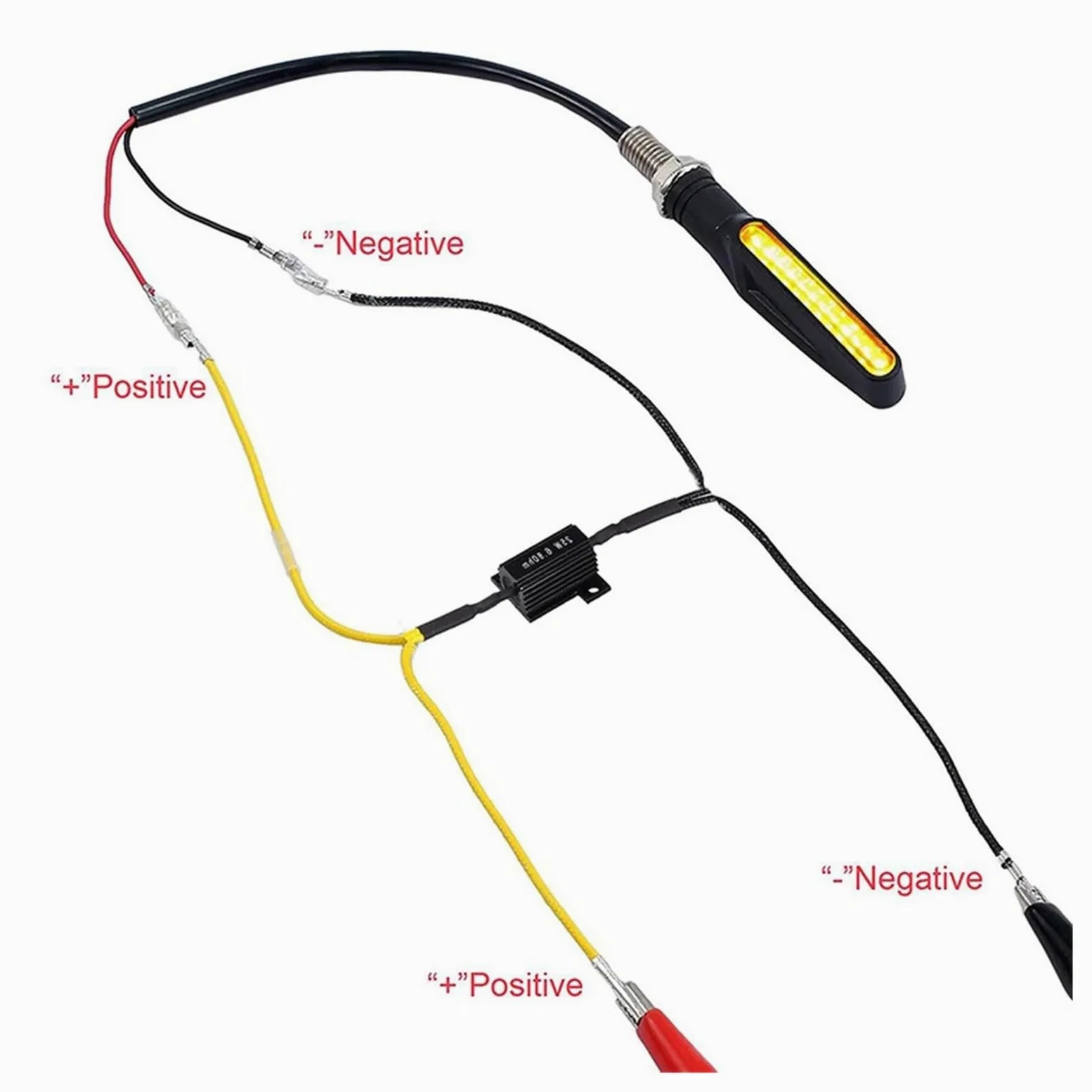 Luz Intermitente para Motocicleta 2835SMD, 12 V, 12 LED, para Tuning De Motocicletas Garupa Virago 535, Homologada. Indicadores Giro