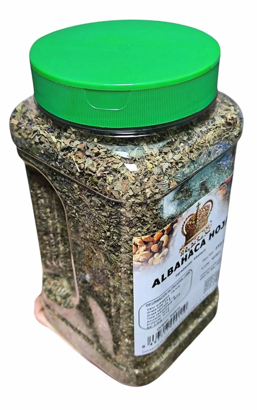 Albahaca 250 gr El Rey del Fruto Seco Hierba Aromática Natural Rica en Antioxidantes