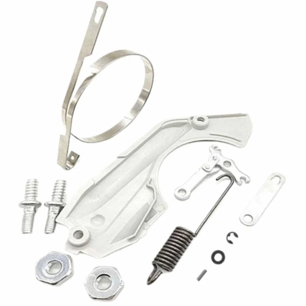 Kit de reparación de cubierta de embrague de palanca de manija de banda de freno de cadena Compatible con motosierra MS180 MS170 018 017 MS 180 170