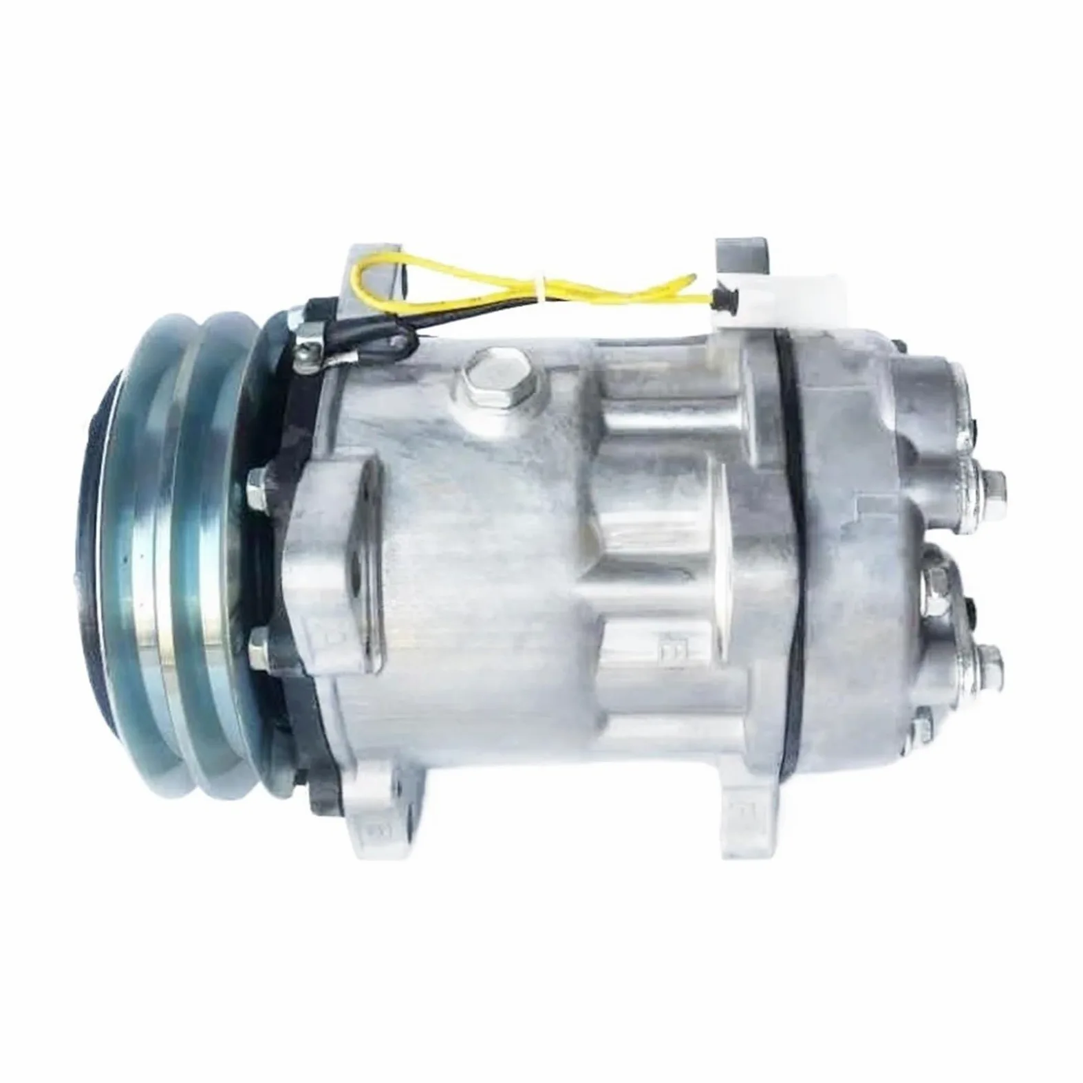 Compresor de aire acondicionado compatible con cargadora de ruedas/excavadora Volvo 9011412632 14649606 VOE11412632 14518640 15082742 11104419 11412632 14506862(24V)