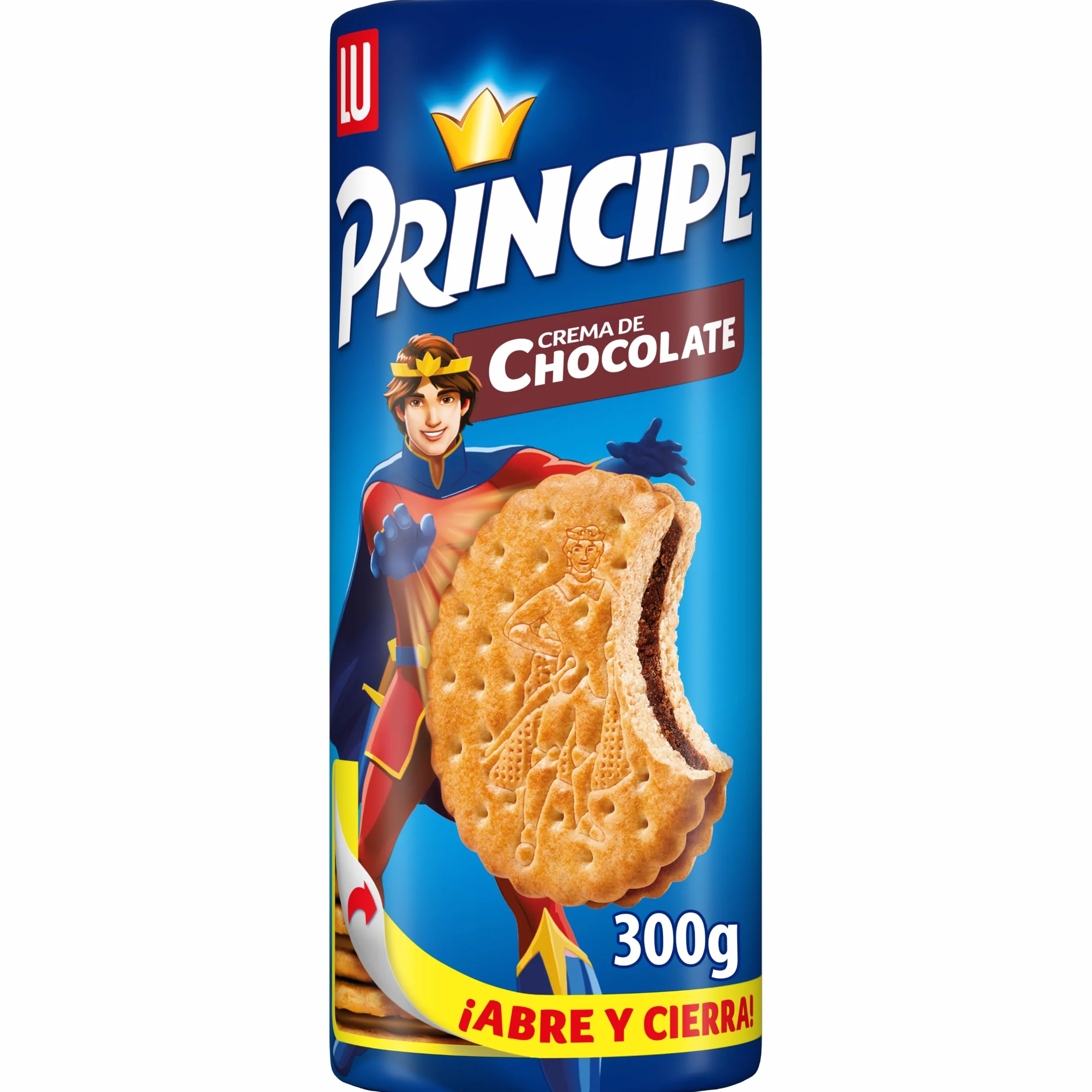 Príncipe Original, Galletas Sándwich Rellenas de Crema de Chocolate, 300g