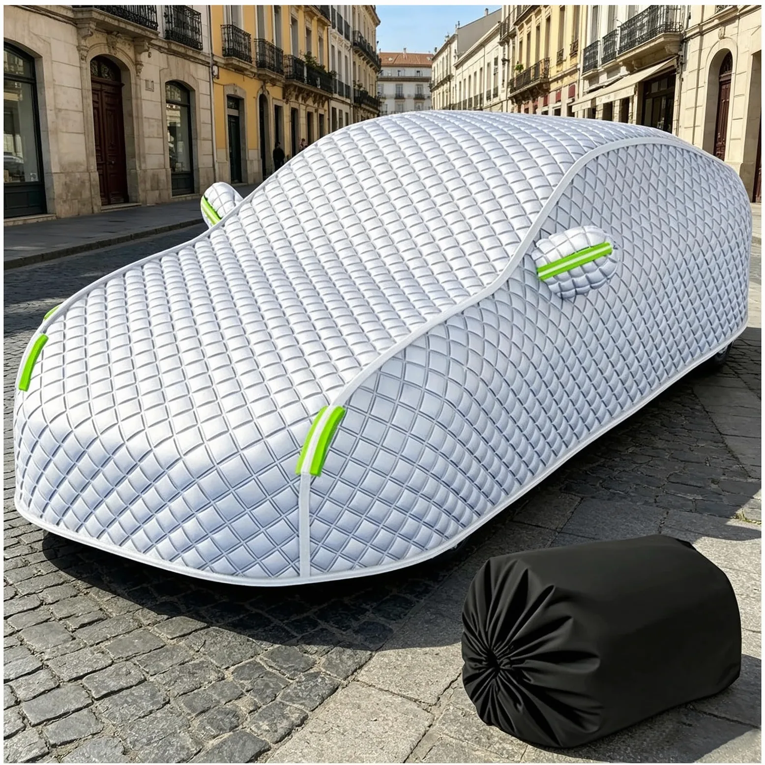 Funda Coche Antigranizo Exterior para Renault Arkana 2019-2025 – 4 Capas Anti-UV, Transpirable, Resistente a Lluvia, Granizo, Polvo, con Tiras Reflectantes