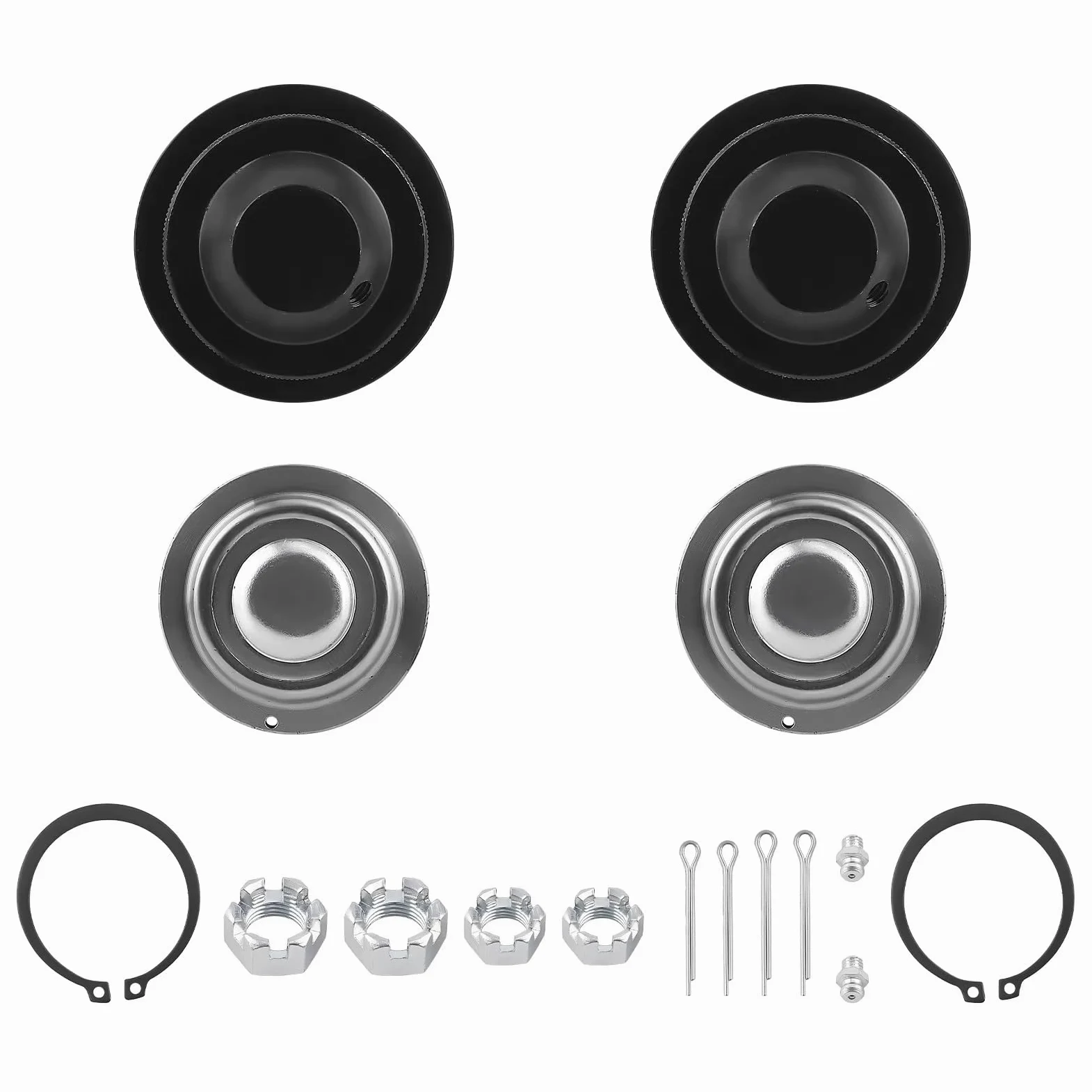 Kit Rótula Suspensión Juntas Rótula Dirección Compatible Con GMC Para Yukon XL 2500 2000-2010 Kit Brazo Control Delantero Superior Inferior K6693 K6696