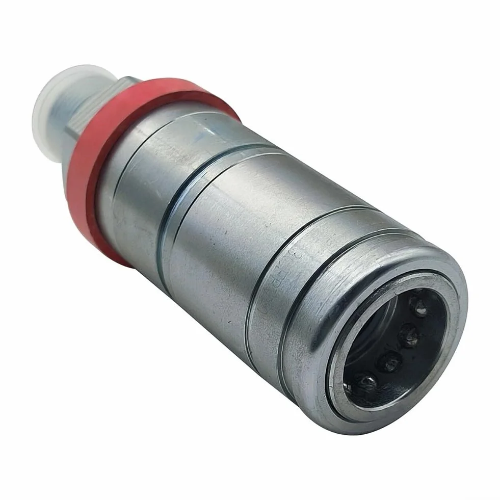 Acoplamiento rápido hidráulico hembra 1/2 pulgada M22x1.5 acero compatible tractores 6400 6410 6420 Massey Ferguson