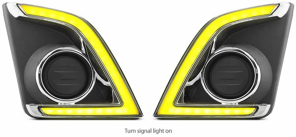 tunez LED DRL Luz de circulación diurna intermitente D-Max luz antiniebla coche niebla