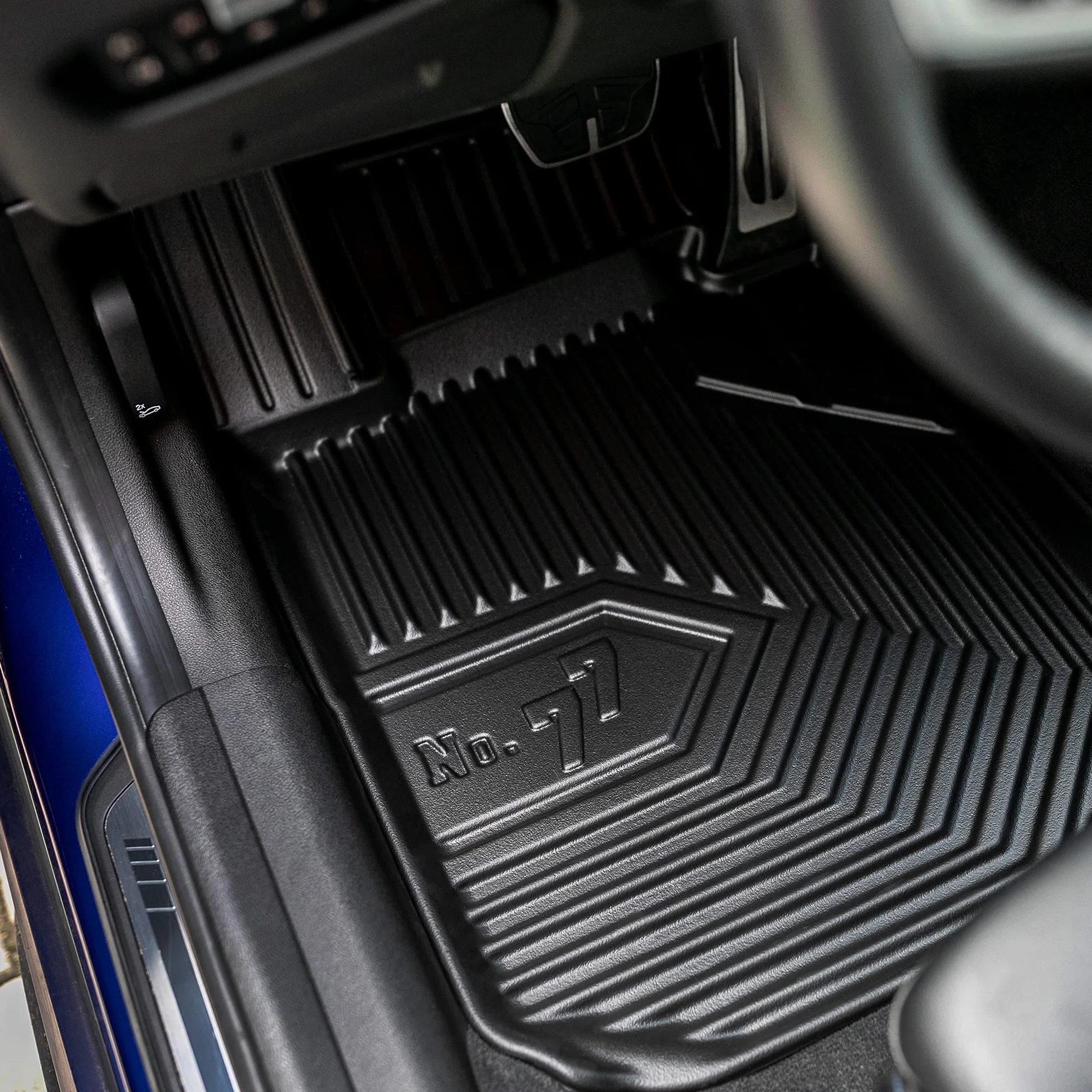 MOTOS Alfombrillas de Goma para Peugeot 2008 II Desde 2023 Mejore la Comodidad de Sus Viajes con la Alfombra Antideslizante Car No.77- Alfombrillas de Coche para Varias Estaciones