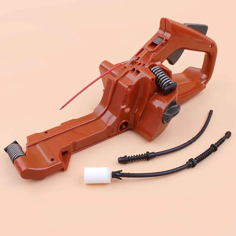 Kit de manija Trasera para Tanque de Combustible Compatible con motosierras de Gasolina 450 450E 445 445E de Repuesto 525862104, 525862101