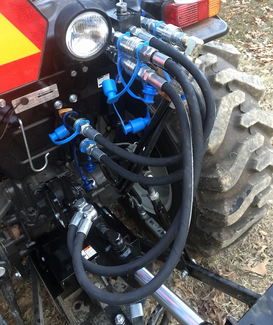 Válvula desviadora remota de 6 puertos para tractor extendido Manual 2 en 4 puertos