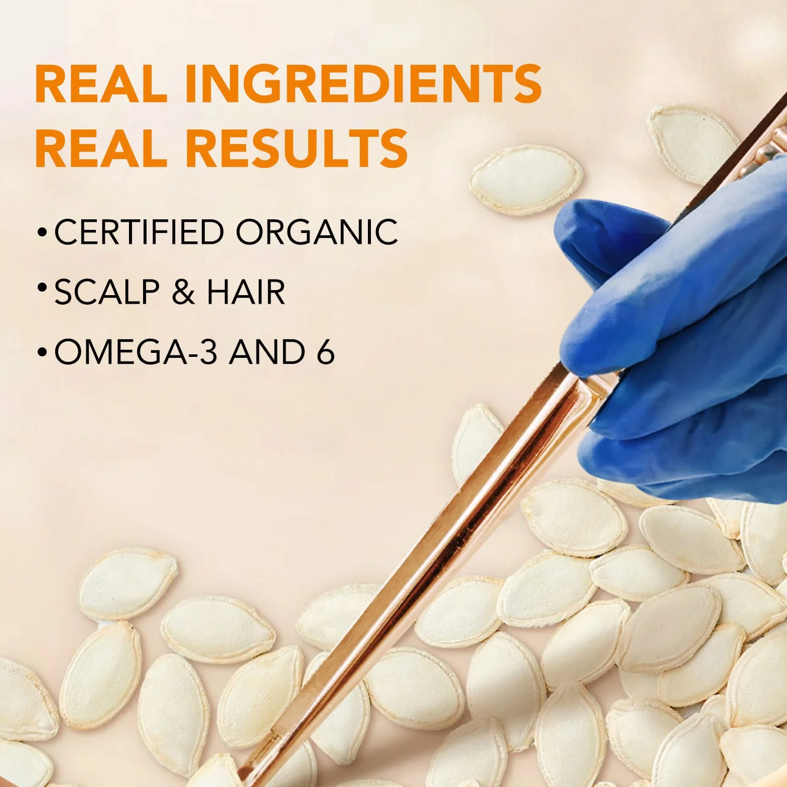 Orgánico Aceite de Semillas de Calabaza para el Crecimiento del Cabello - Aceite de Calabaza Sin Refinar para Piel y Cara