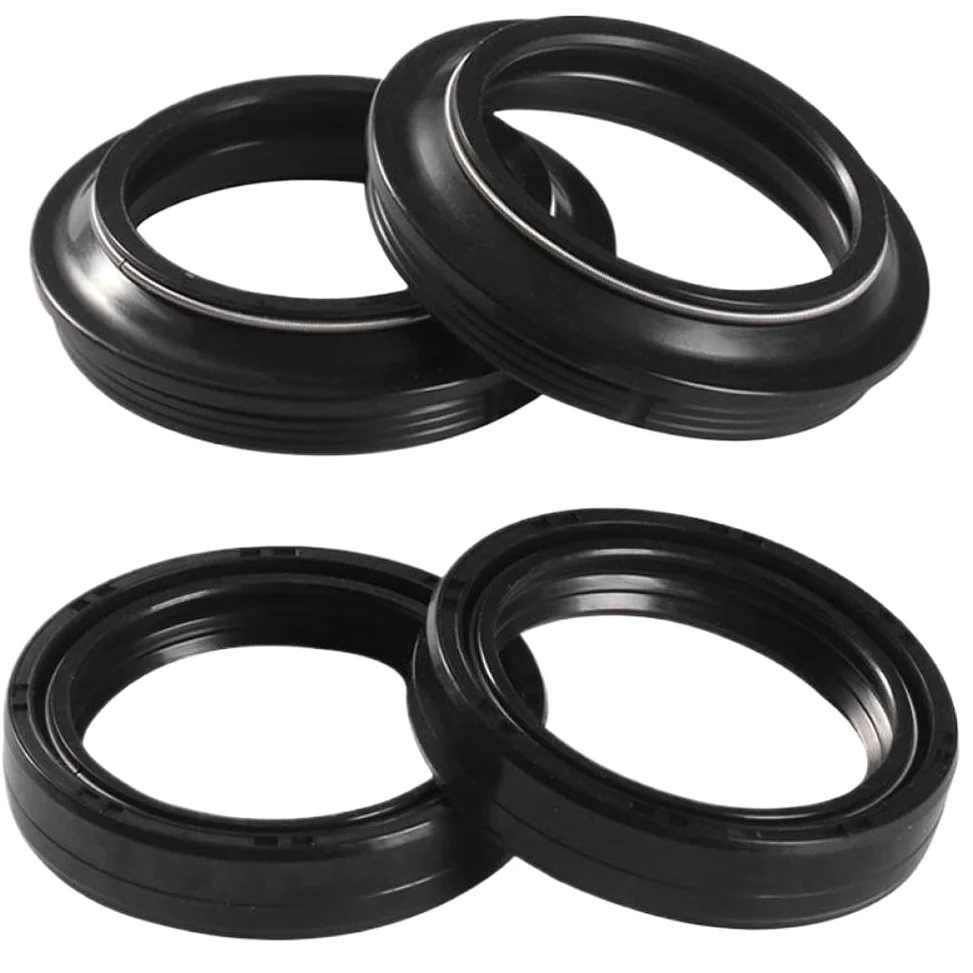 Sello y cubierta de aceite del amortiguador de horquilla delantera compatible con MRT 50 MRT50 PRO RACING E5 V2 2012 2023 2024(2pcs oil 2pcs dust)