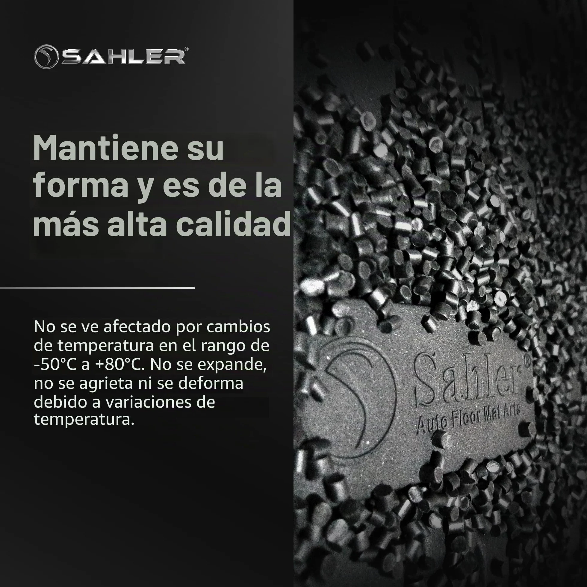 Sahler Alfombrillas de Coche compatibles con Peugeot Rifter 2018-2026 | 4.5D Premium TPE Goma Antideslizante Alfombrillas de Goma Impermeable Coche Coche Negro