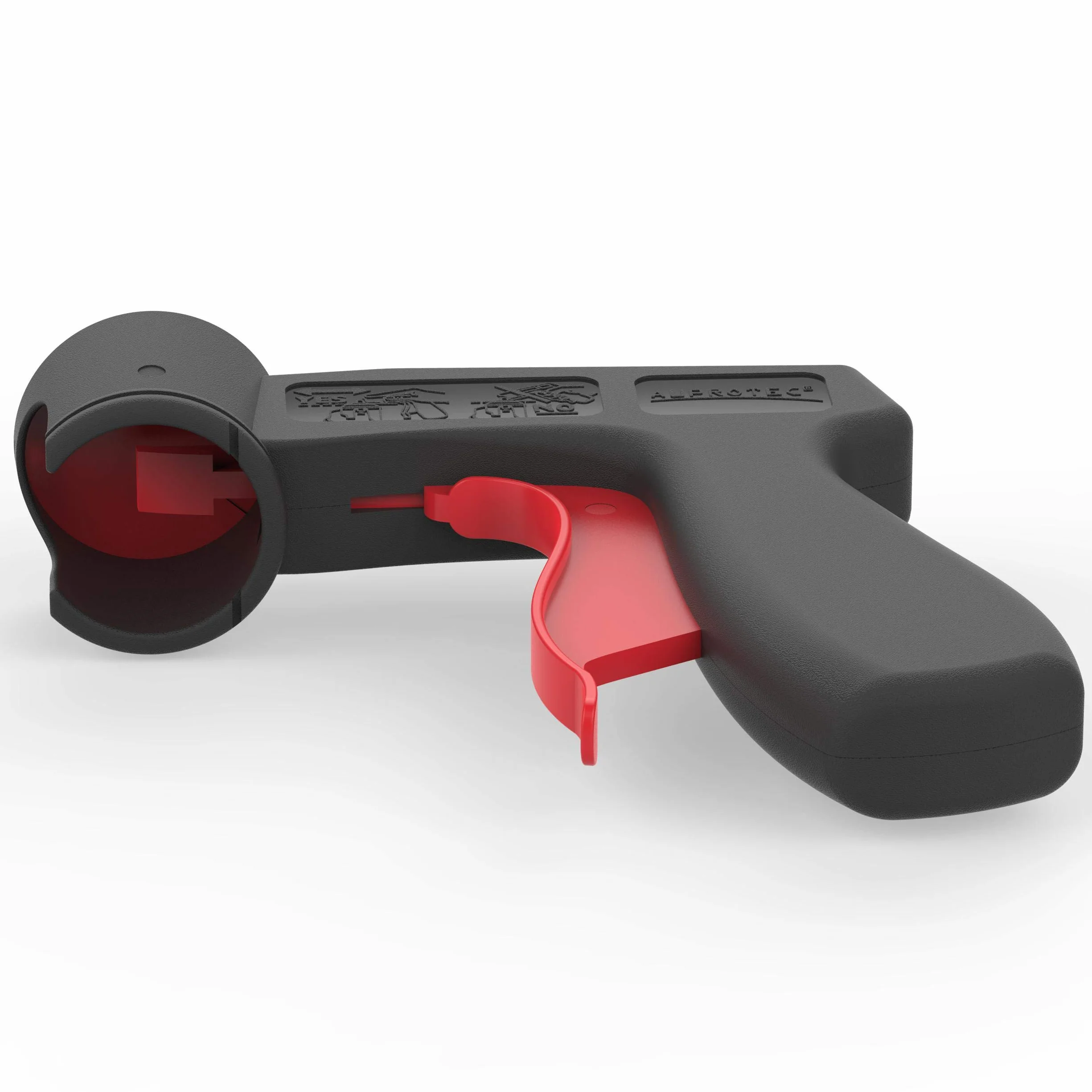 Empuñadura estándar de pistola para aerosoles, soportes de latas, de Auprotec