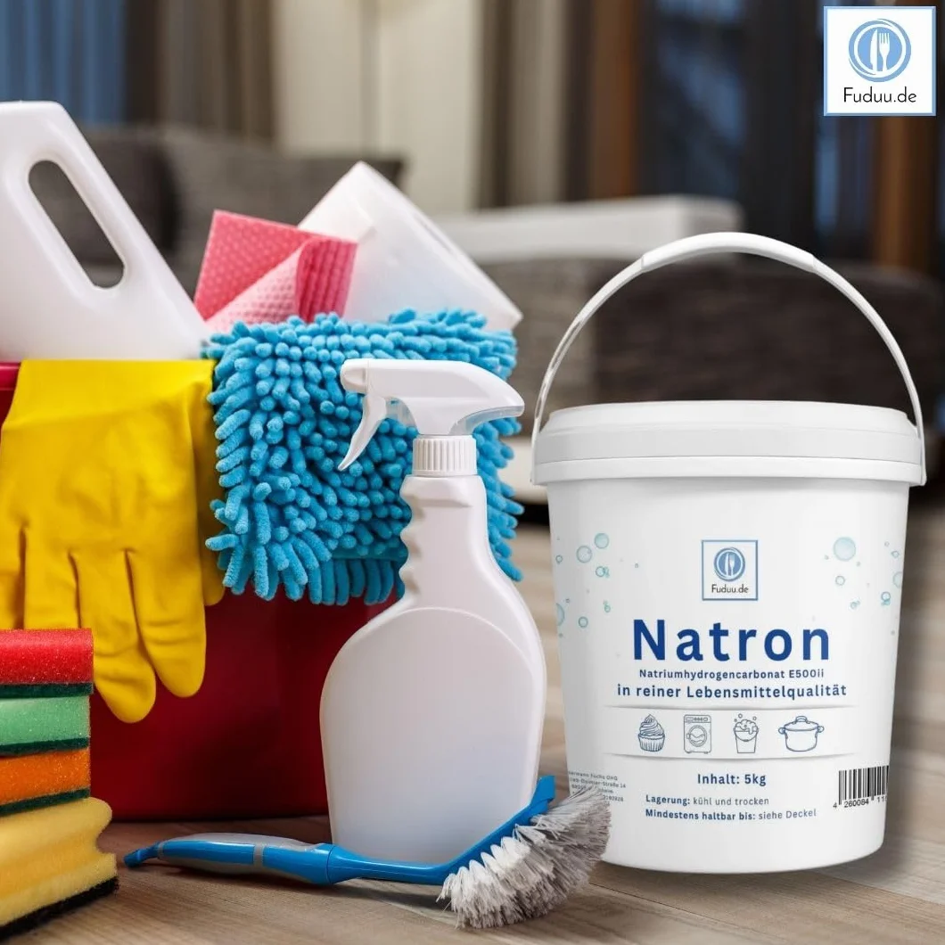 Natron polvo E500 bicarbonato de sodio NaHCO3 cubo 5 kg