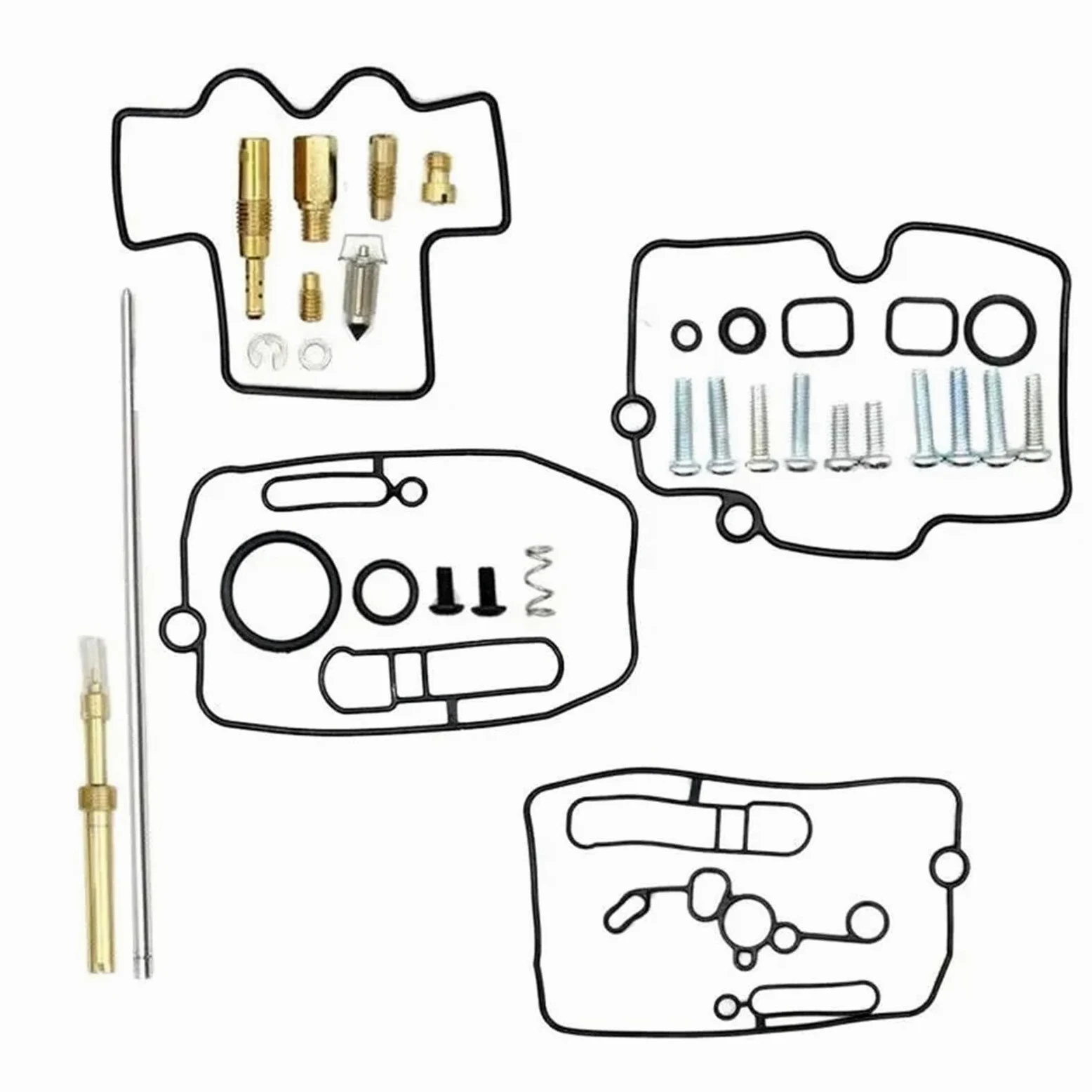 4 Juegos Juntas para Carburador para YZ250F para YZ450F 2003-2009 | Kit de reparación y reconstrucción