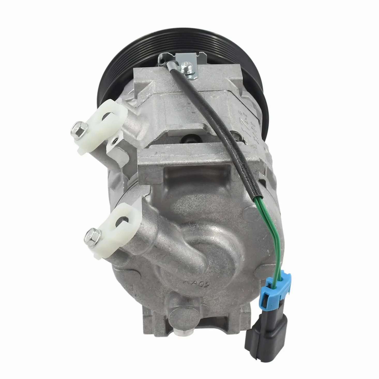 Compresor de CA - Rueda de aire acondicionado compatible con John Deere Loader FourAT367640 Drive: 444K 524K 544K 624K 644K 724K 744K 824K 844K Excavadora E210LC E240LC E300LC E330LC E360LC