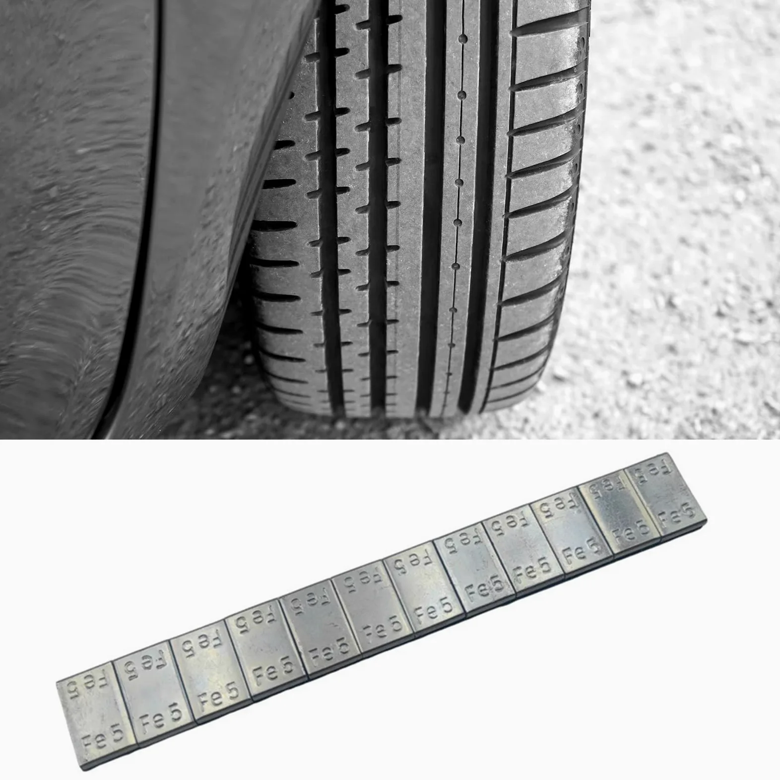 50 tiras de equilibrio de neumáticos de hierro, equilibradores de ruedas de hierro, equilibradores de peso para neumáticos de coche, herramientas automáticas