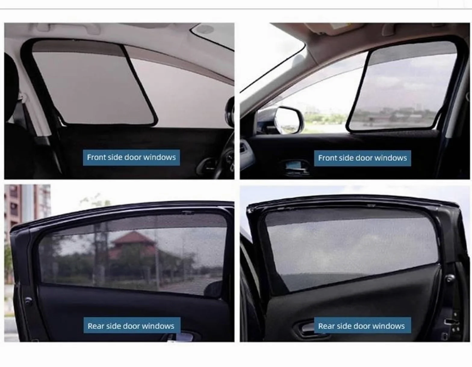 Parasol Coche Para Grand Para Scenic IV 2016-2022 Parasol Magnético Para Parabrisas Delantero Cubierta Cortina Visera Para Ventana Trasera Lateral Para Bebé Coche Parasoles(Black Front Windshield)