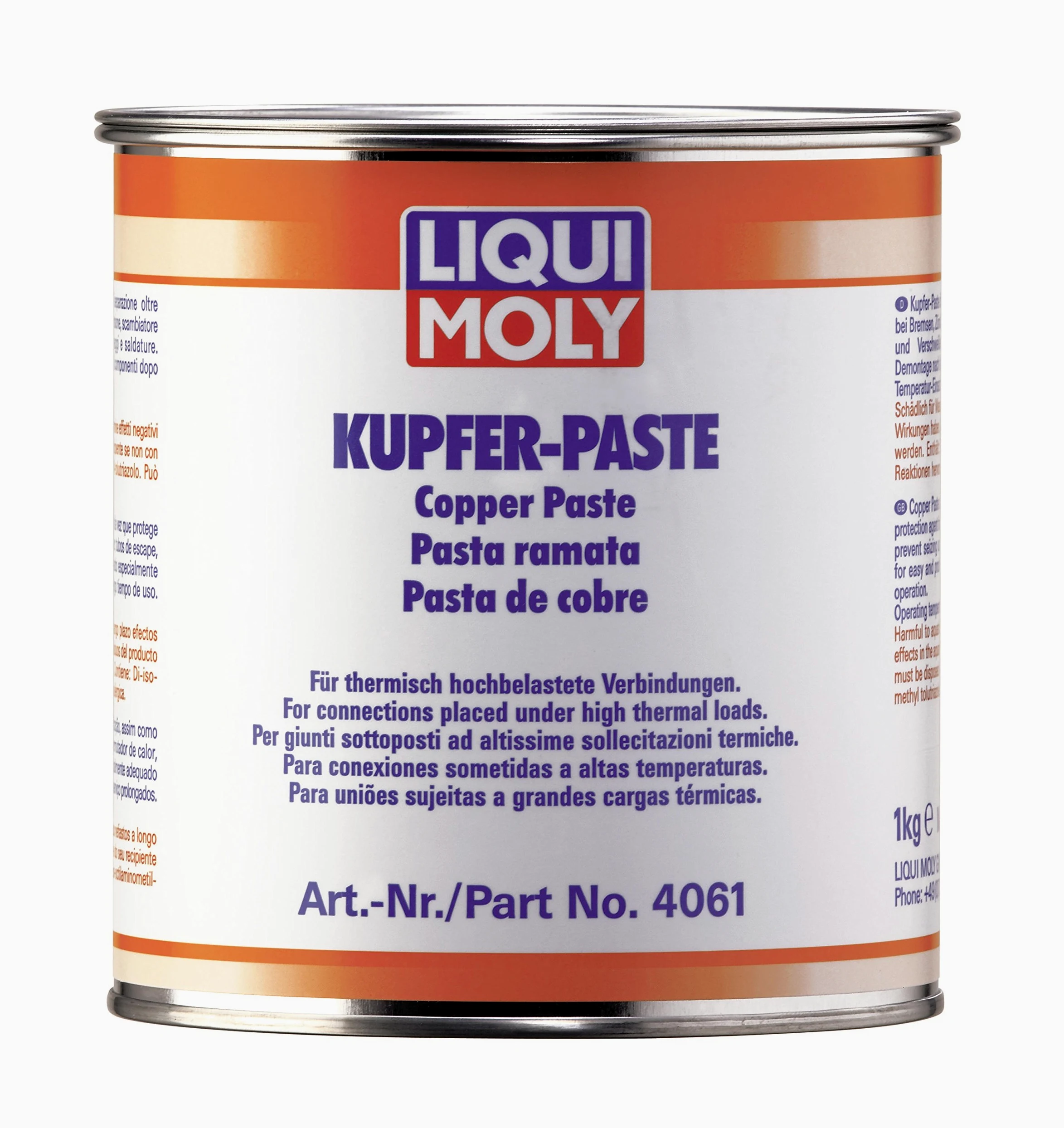 3 x Liqui Moly 4061 – Pasta de cobre cobre grasa 1 kg