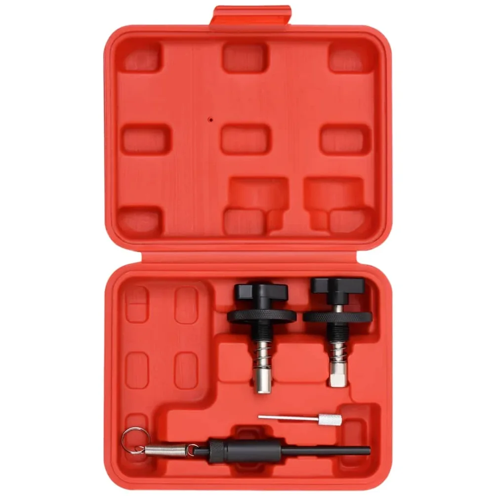 Juego de herramientas de ajuste del árbol de levas para motores diésel Vauxhall 1,3 CDTI con maletín de plástico, juego de 4 piezas para cambio de correa de dientes Z13DT, Z13DTH