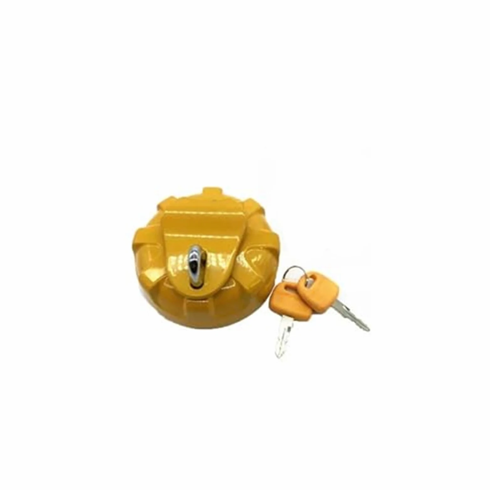Compatible con excavadoras SANY SY SY55 65 75 135 215 235-8-9, tapa del tanque de combustible y aceite, tapa de llave, piezas de excavadora (amarillas) Tapa del tanque de combustible de la exc