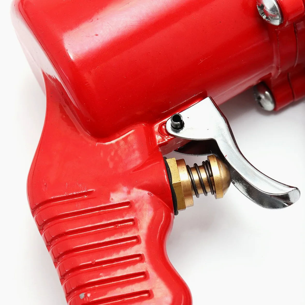 Pistola de engrase manual con una sola mano Compresor neumático Bomba de engrase Rojo