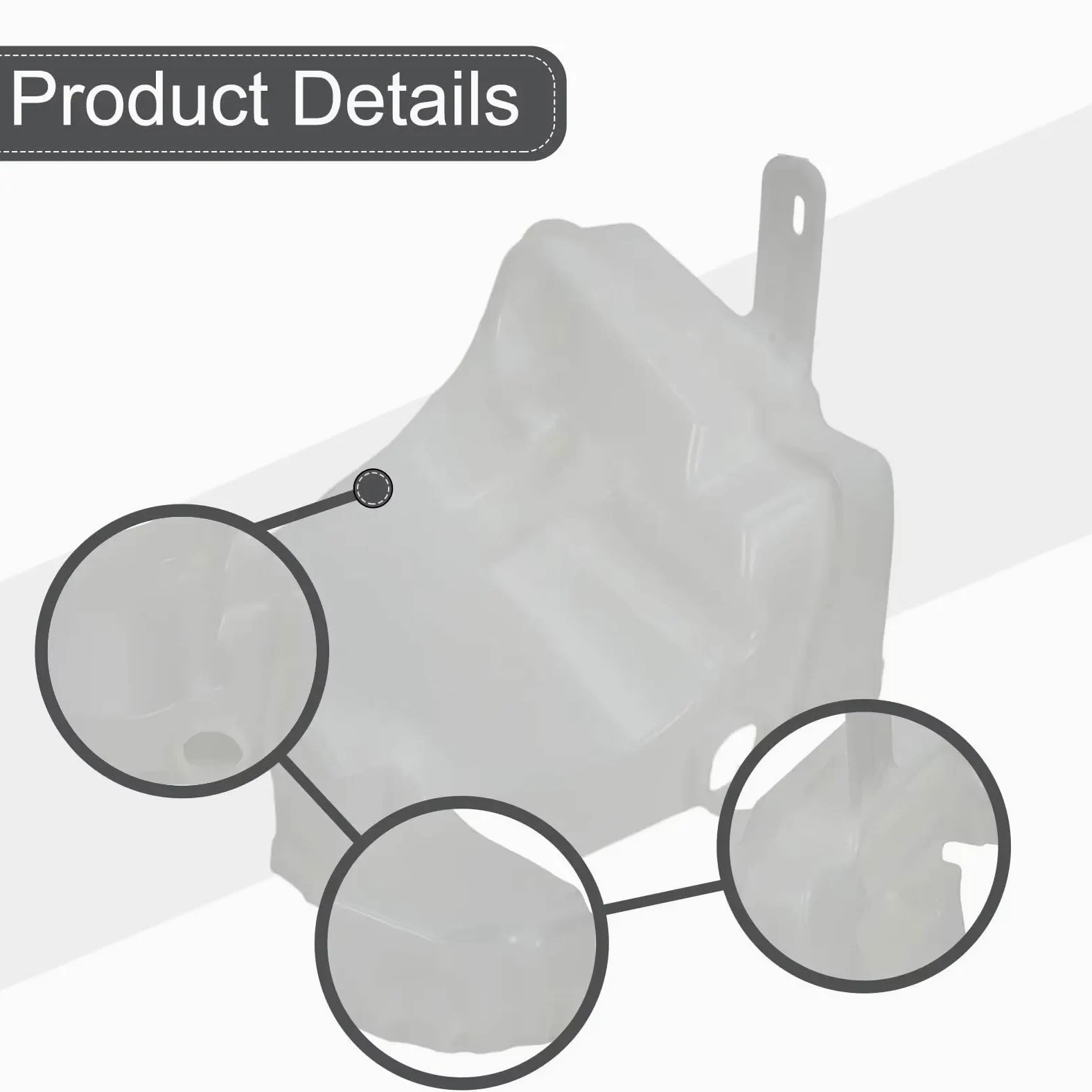 Líquido refrigerante Compatible Con Benz Para ML430 1999-2001 Para ML500 2002-2005 Depósito Líquido Lavaparabrisas Repuesto