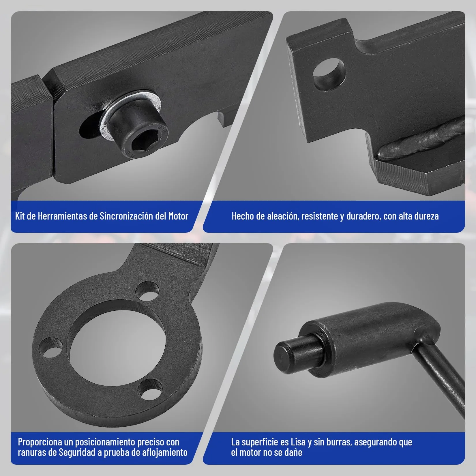 CarBole Kit Herramientas de Correa de Distribución, 1.0/1.2 VTi PureTech - Juego de Herramientas de Ajuste de Motor,Herramientas de Sincronización de Motor Compatible con PSA Peugeot Citroën