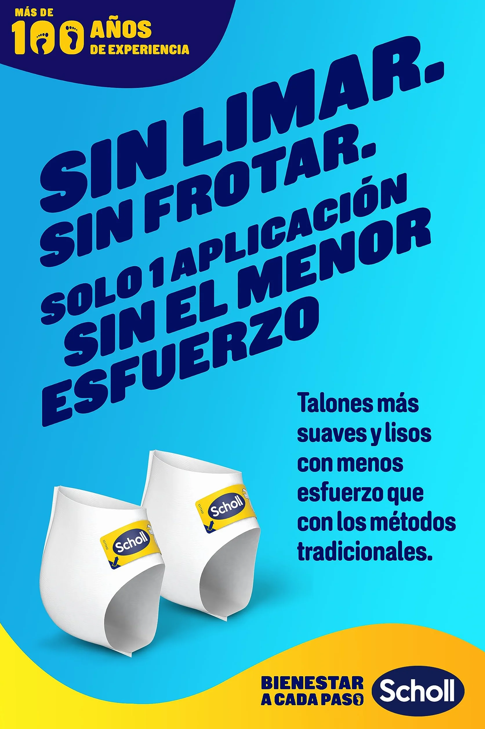 Dr. Scholl's Expert Care Mascarilla Exfoliante para Talones - 1 par