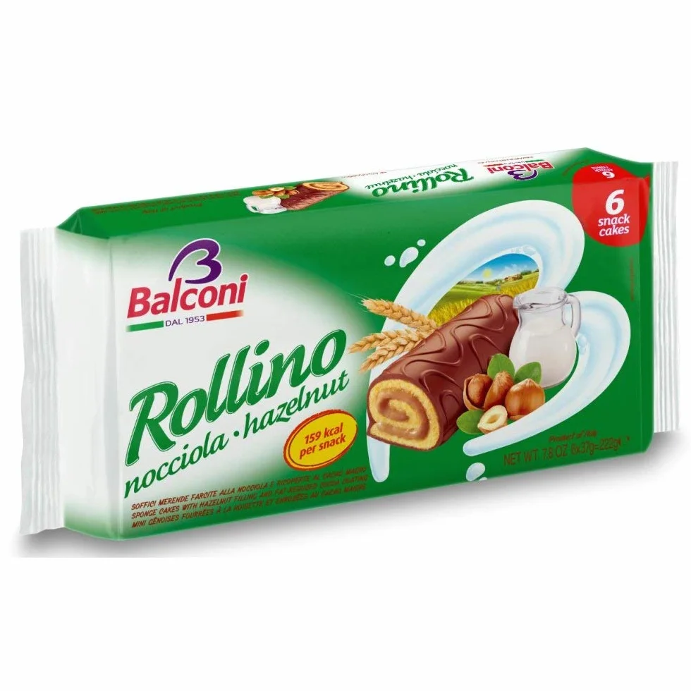 Balconi Rollino alle nocciole x6 gr.222