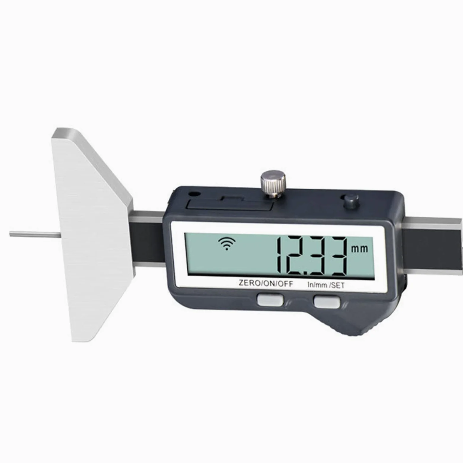 Medidor de profundidad de banda de rodadura de neumáticos, herramienta digital con Bluetooth y conversión de pulgadas/mm para mediciones precisas (0-25 mm) para vehículos