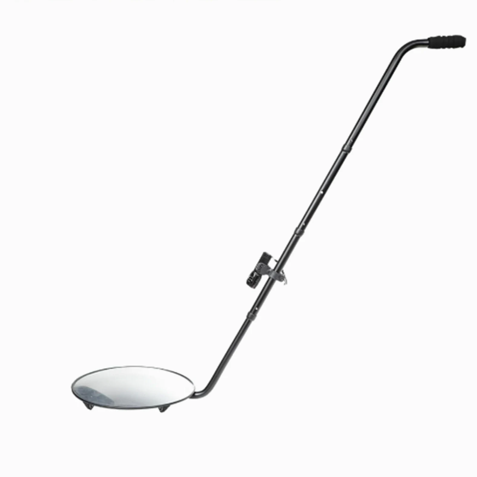 Espejo de inspección para Bajos de vehículo, Espejo de Seguridad con luz, Impermeable, Plegable, ángulo Ajustable, Aumento de 2X, Herramienta de Seguridad portátil para 3 Ruedas.