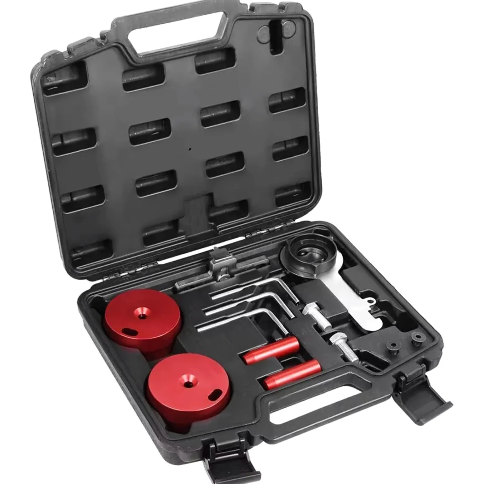 Kit De Herramientas De Reparación De Bloqueo Árbol Levas 2.0 TDCi EcoBlue 303-1643 303-1637 Compatible Con Ford Para Edge Para Focus Para Galaxy 2018-2024 Herramienta Correa Distribución para Motor