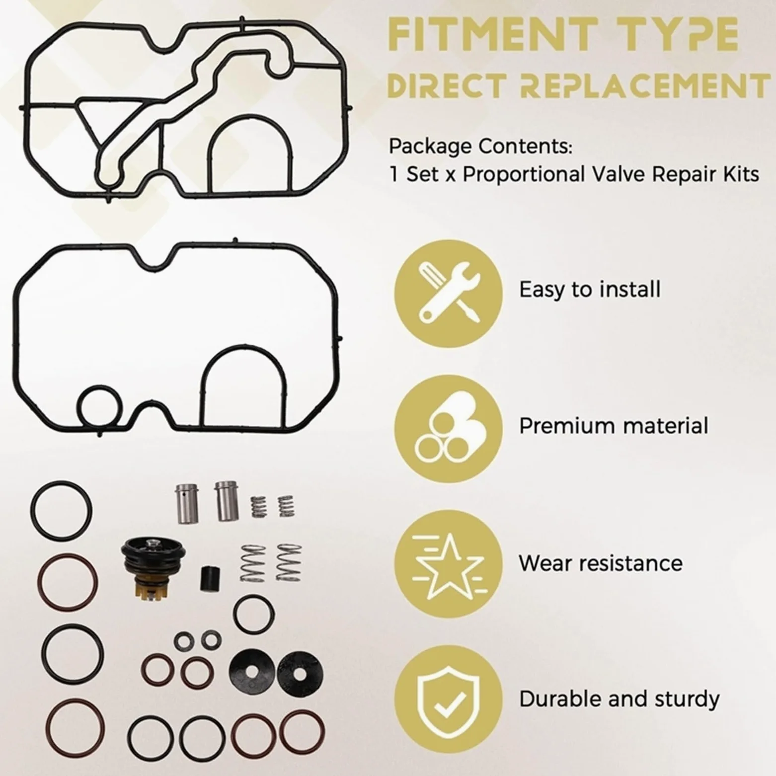 Válvula Solenoide Kits de reparación válvulas proporcionales compatibles con solenoides camiones Scania serie PGRT 1773867, 1910461 y 2423447 Válvula Purga Canister‌