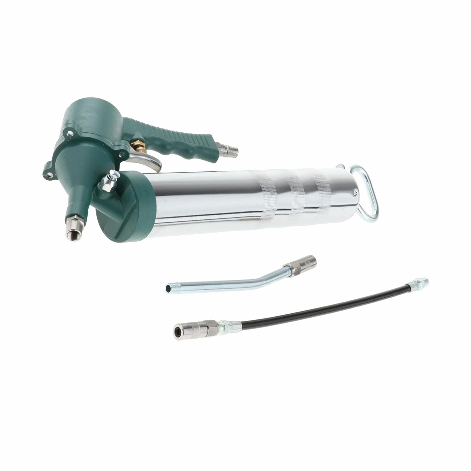 Pistola de engrase Máquina de Grasa de Aire, Cartucho de Grasa de 14 oz con Herramienta de Garaje de mangueras 240 0PSI-6000PSI Fácil Almacenamiento y Transporte.