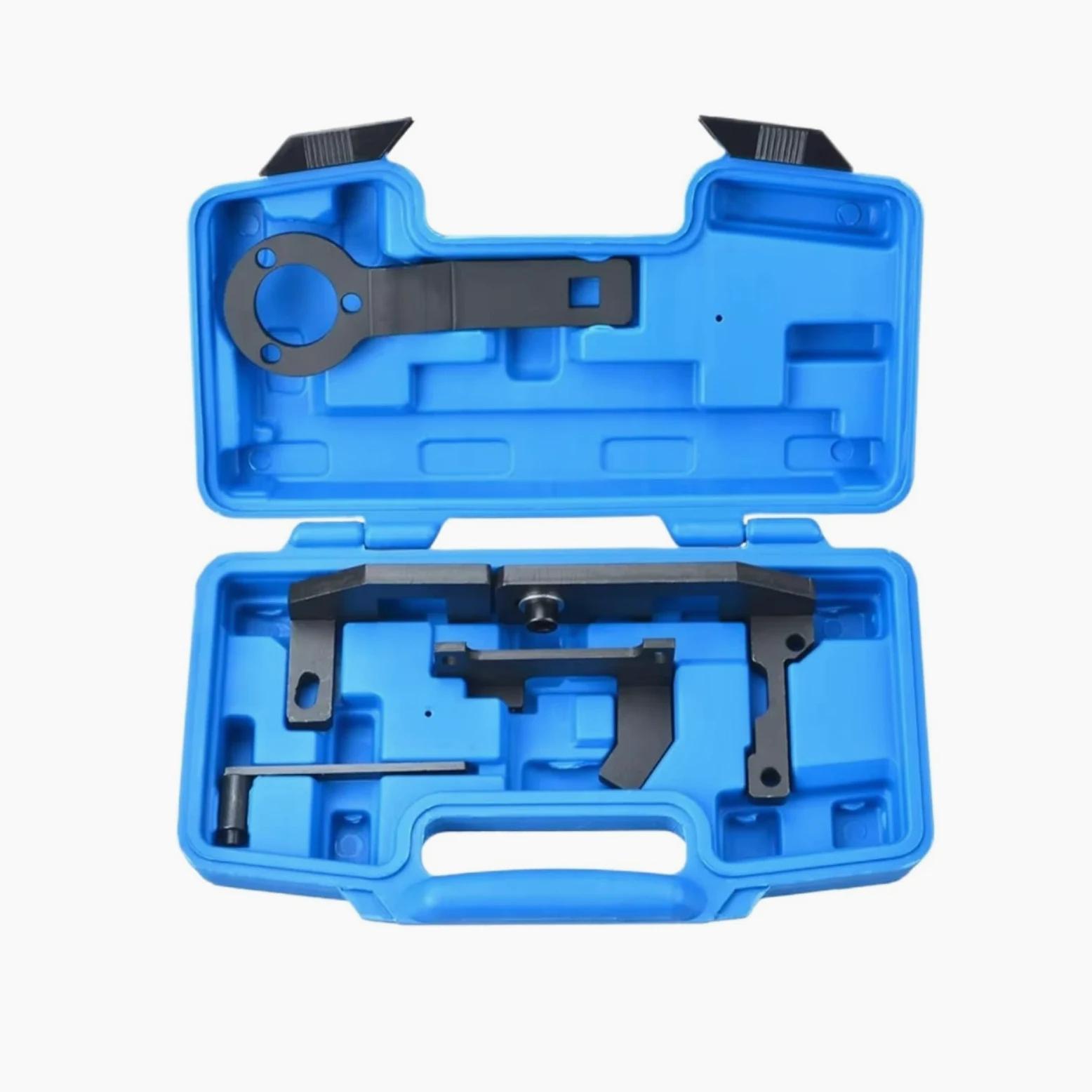 herramientas árbol levas Kit Compatible Con Citroen Para C4 Para Cactus 2014-2015 Motor Coche Tensor Cadena Doble Herramienta Bloqueo Polea Árbol Levas Embellecedor Interior Automático