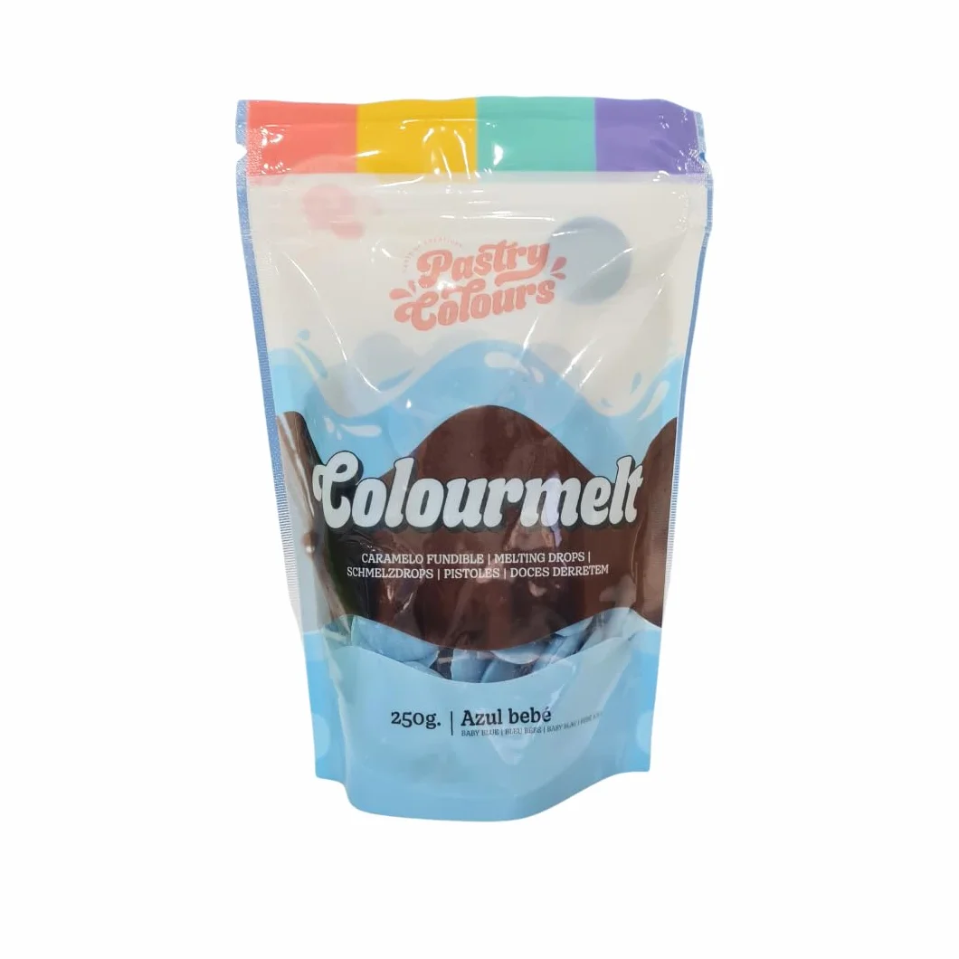 Melts Azúl Bebé - Chocolate para Fundir - Cobertura para Pasteles - 250g