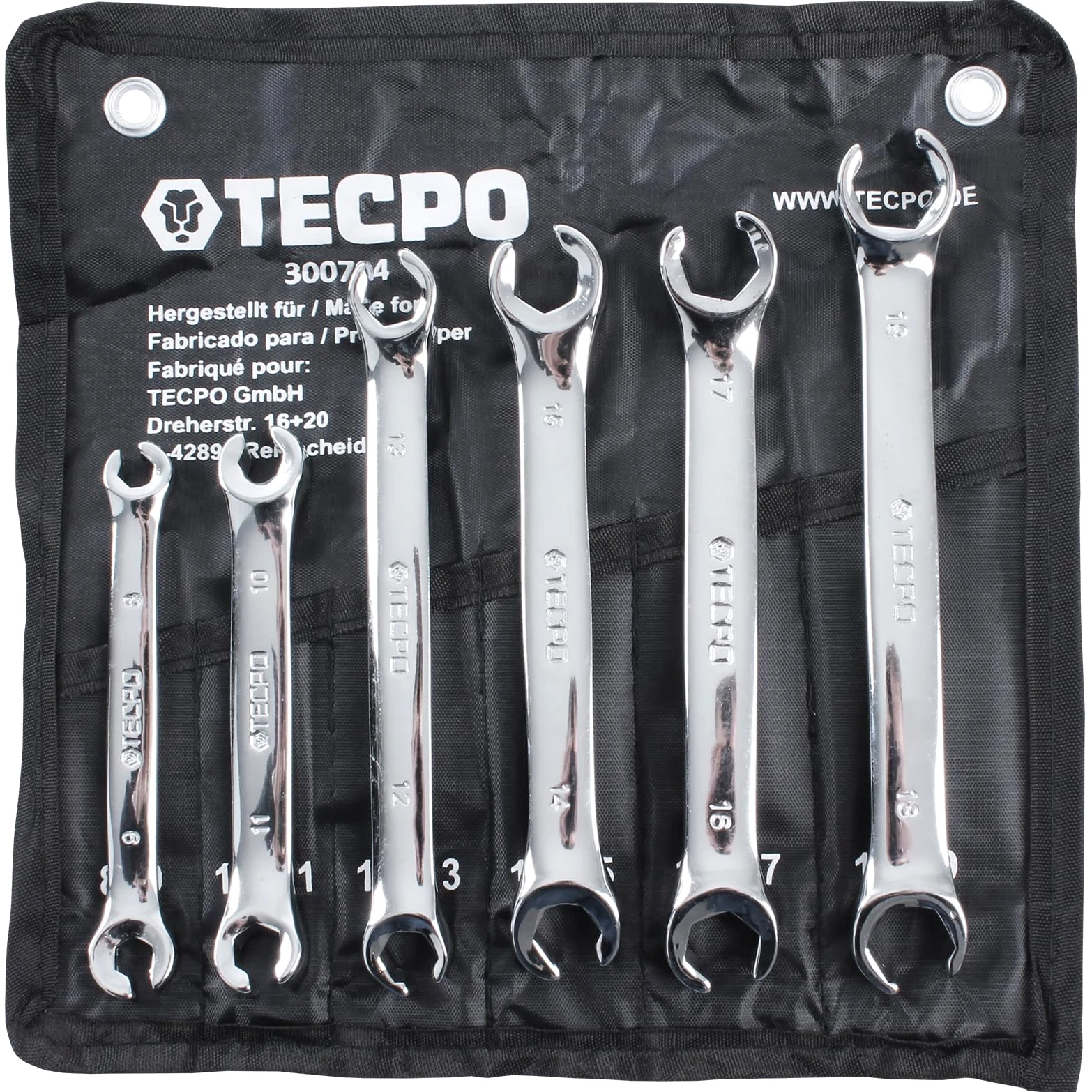 TECPO Dispositivo de purga de frenos, 5 litros, dispositivo de purga de frenos, adaptador para coche, 17 piezas + juego de llaves de doble anillo abiertas, llave de freno